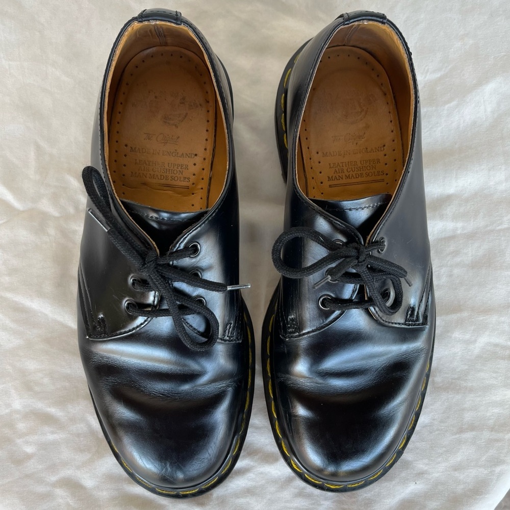 Men’s 6 Women’s 8 Dr. Marten’s 1461 Vintage Made in England Oxford Shoes Black - Picture 8 of 11